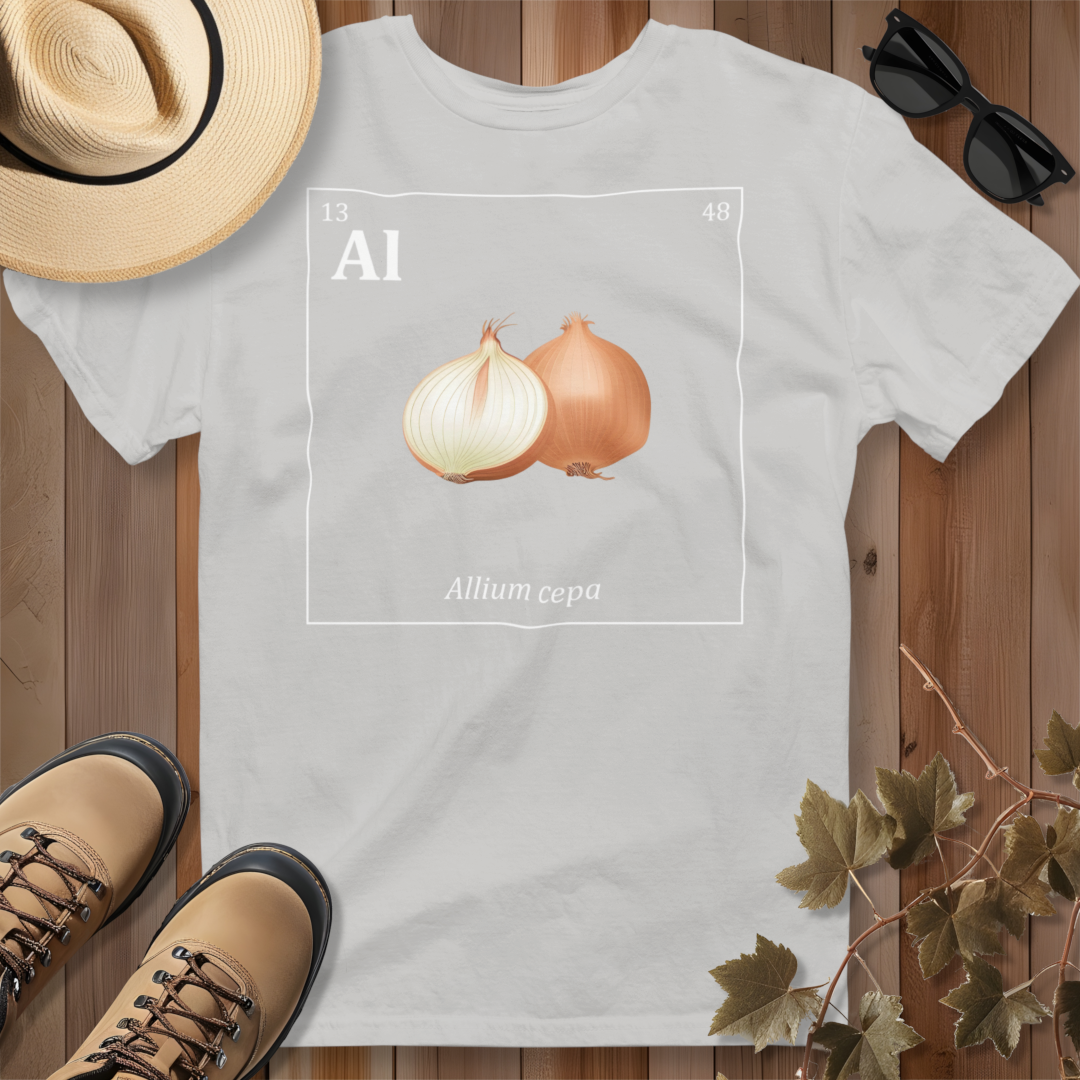 Periodic Table of Vegetables - Onion T-Shirt