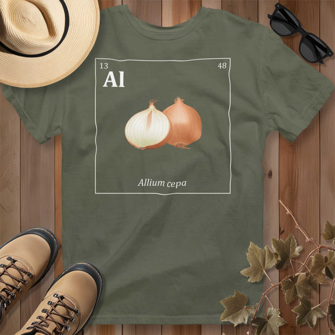 Periodic Table of Vegetables - Onion T-Shirt