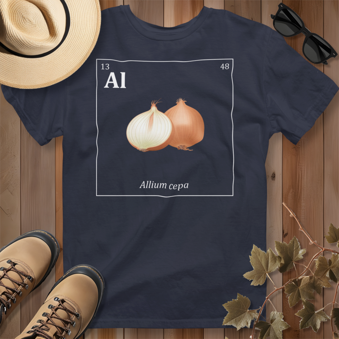 Periodic Table of Vegetables - Onion T-Shirt
