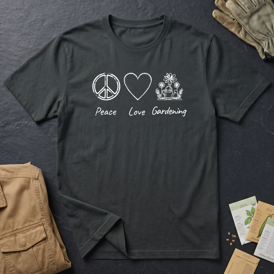 Peace Love Gardening T-Shirt