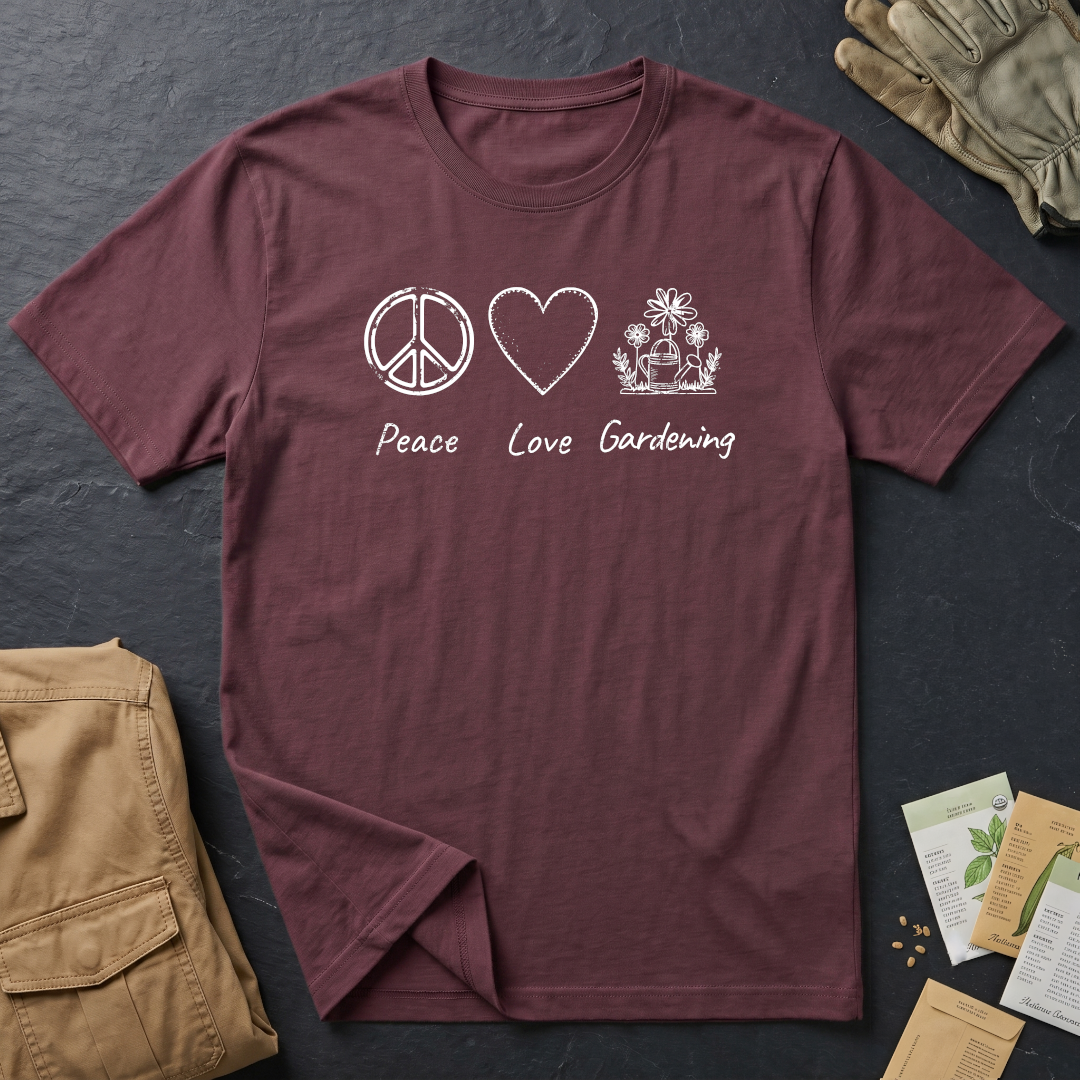 Peace Love Gardening T-Shirt