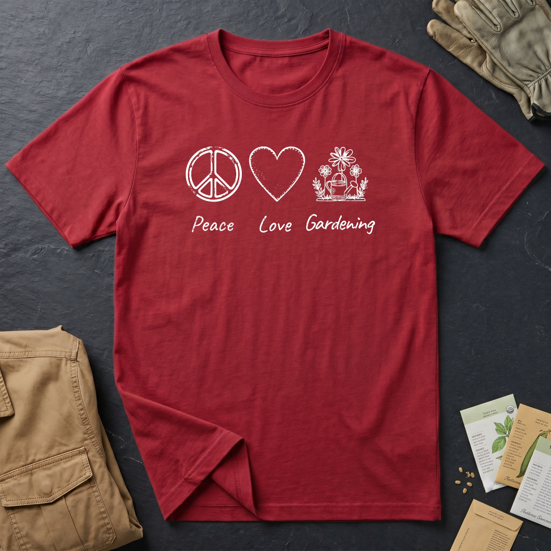 Peace Love Gardening T-Shirt