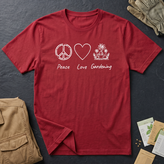 Peace Love Gardening T-Shirt