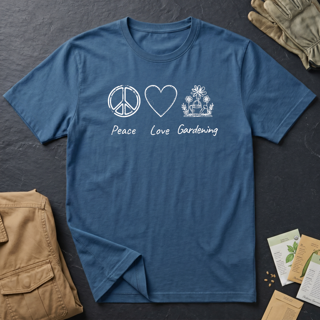 Peace Love Gardening T-Shirt