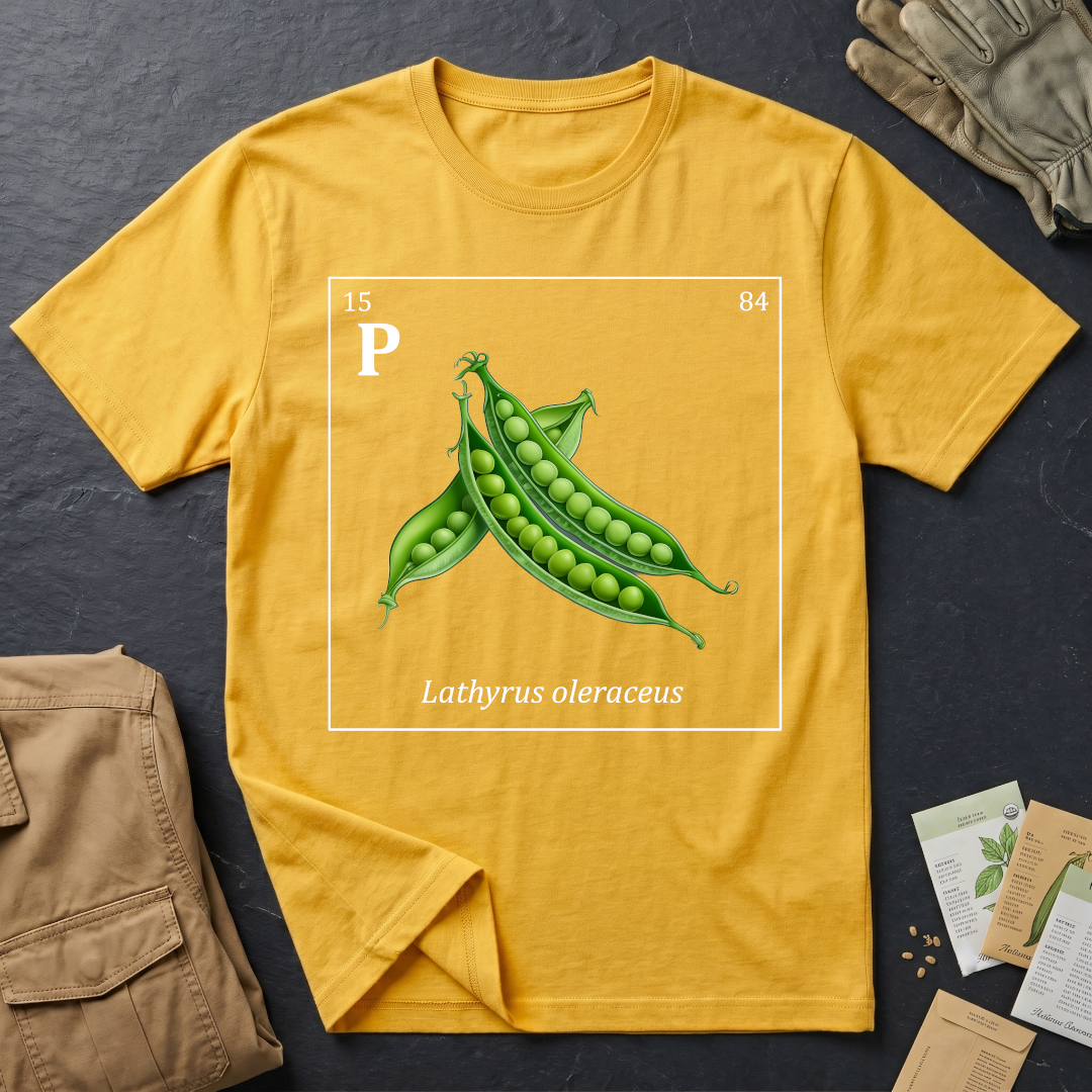 Periodic Table of Vegetables - Peas T-Shirt