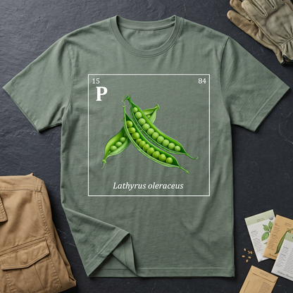 Periodic Table of Vegetables - Peas T-Shirt
