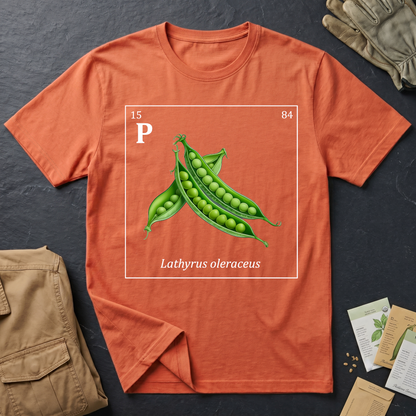 Periodic Table of Vegetables - Peas T-Shirt