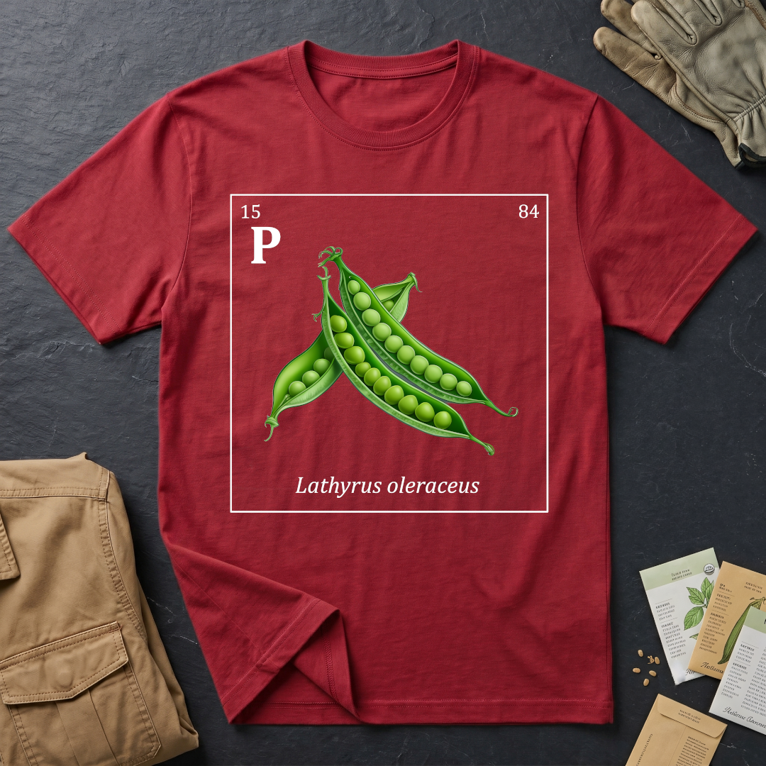Periodic Table of Vegetables - Peas T-Shirt