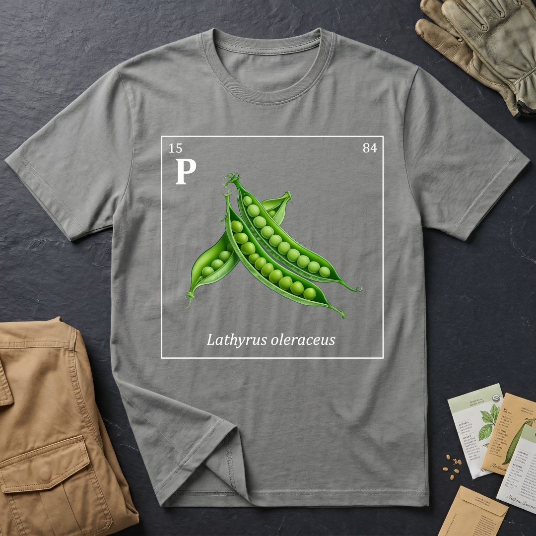 Periodic Table of Vegetables - Peas T-Shirt