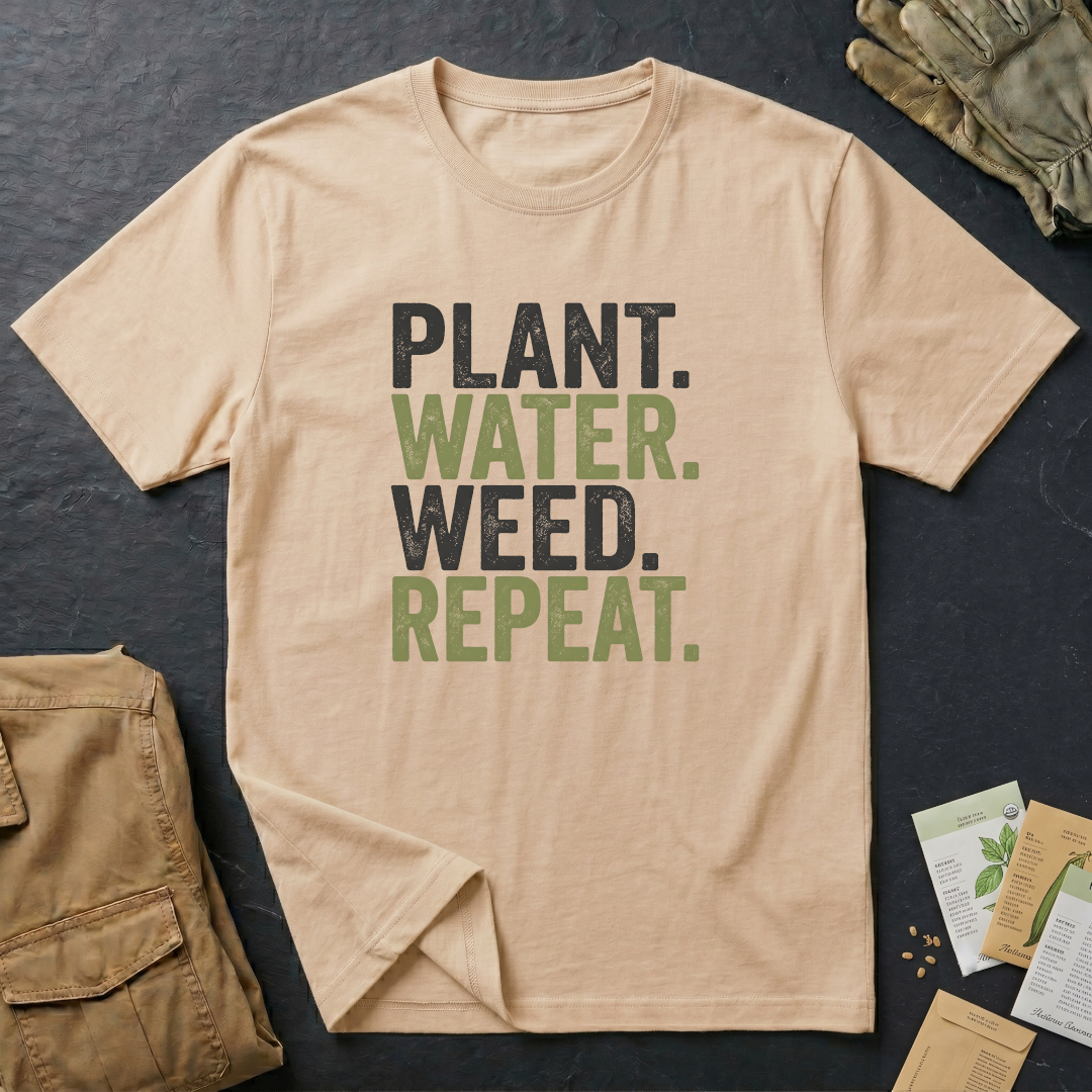 Plant Water Weed Repeat T-Shirt