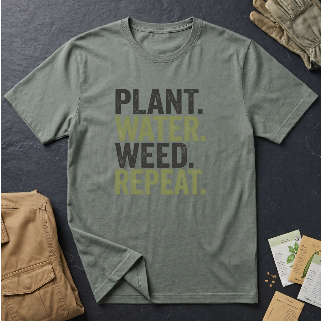 Plant Water Weed Repeat T-Shirt