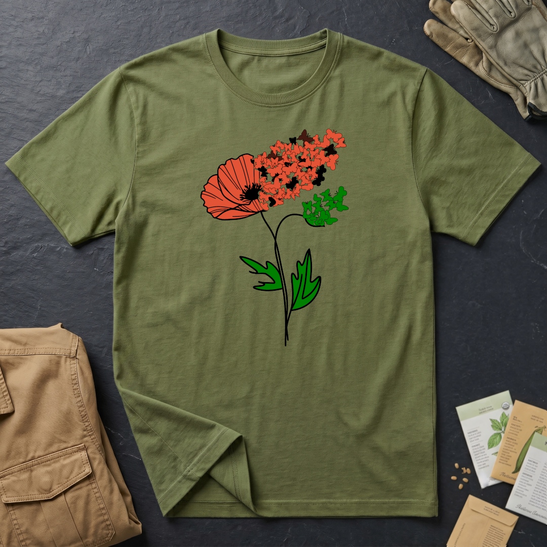 Poppy to Butterfly T-Shirt