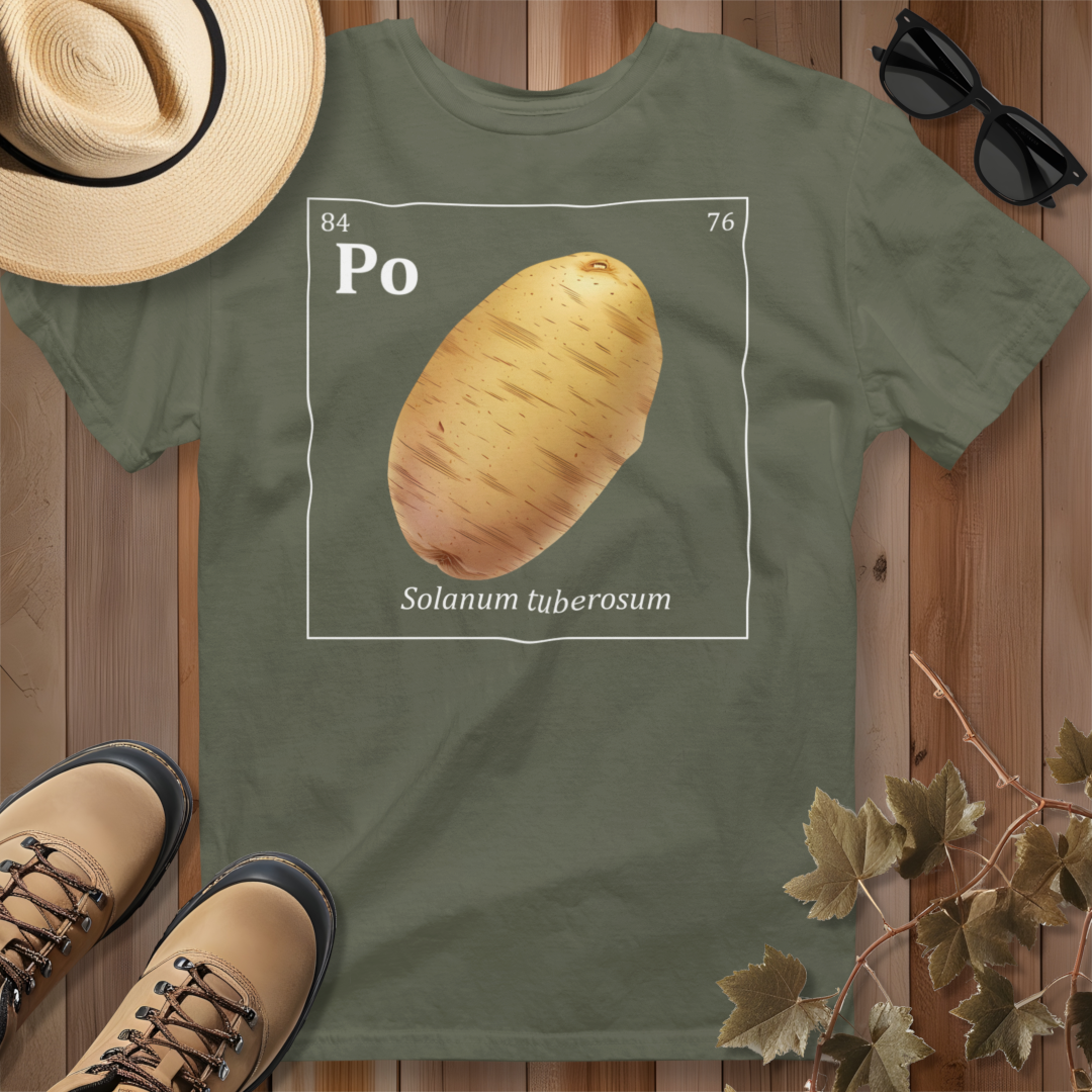 Periodic Table of Vegetables - Potato T-Shirt