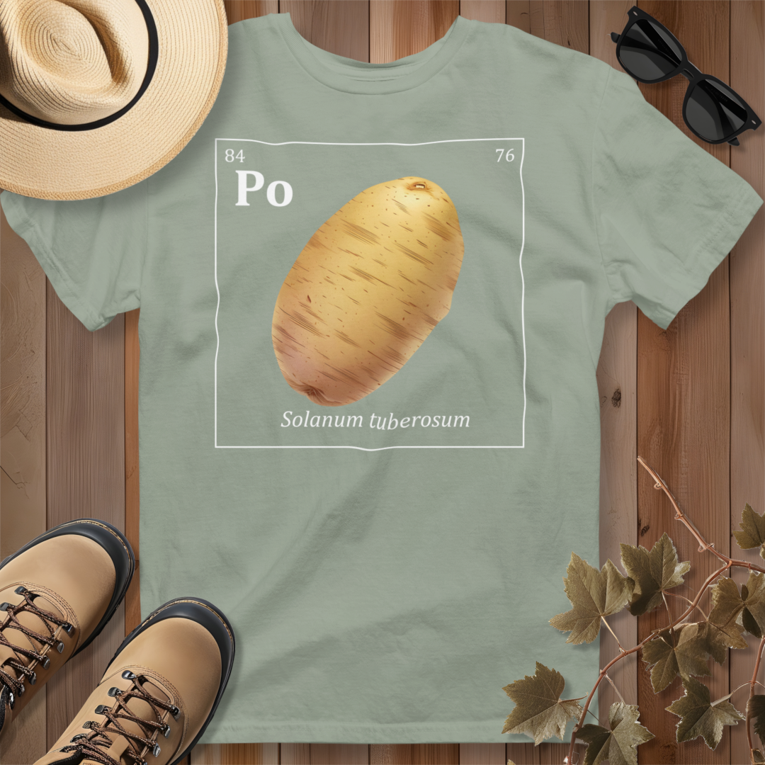 Periodic Table of Vegetables - Potato T-Shirt