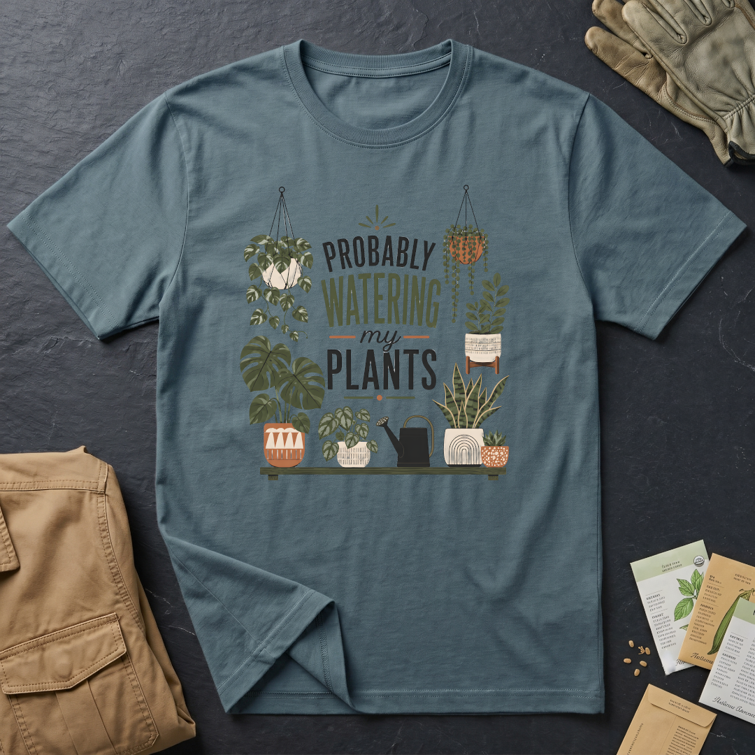 Probably Watering My Plants T-Shirt