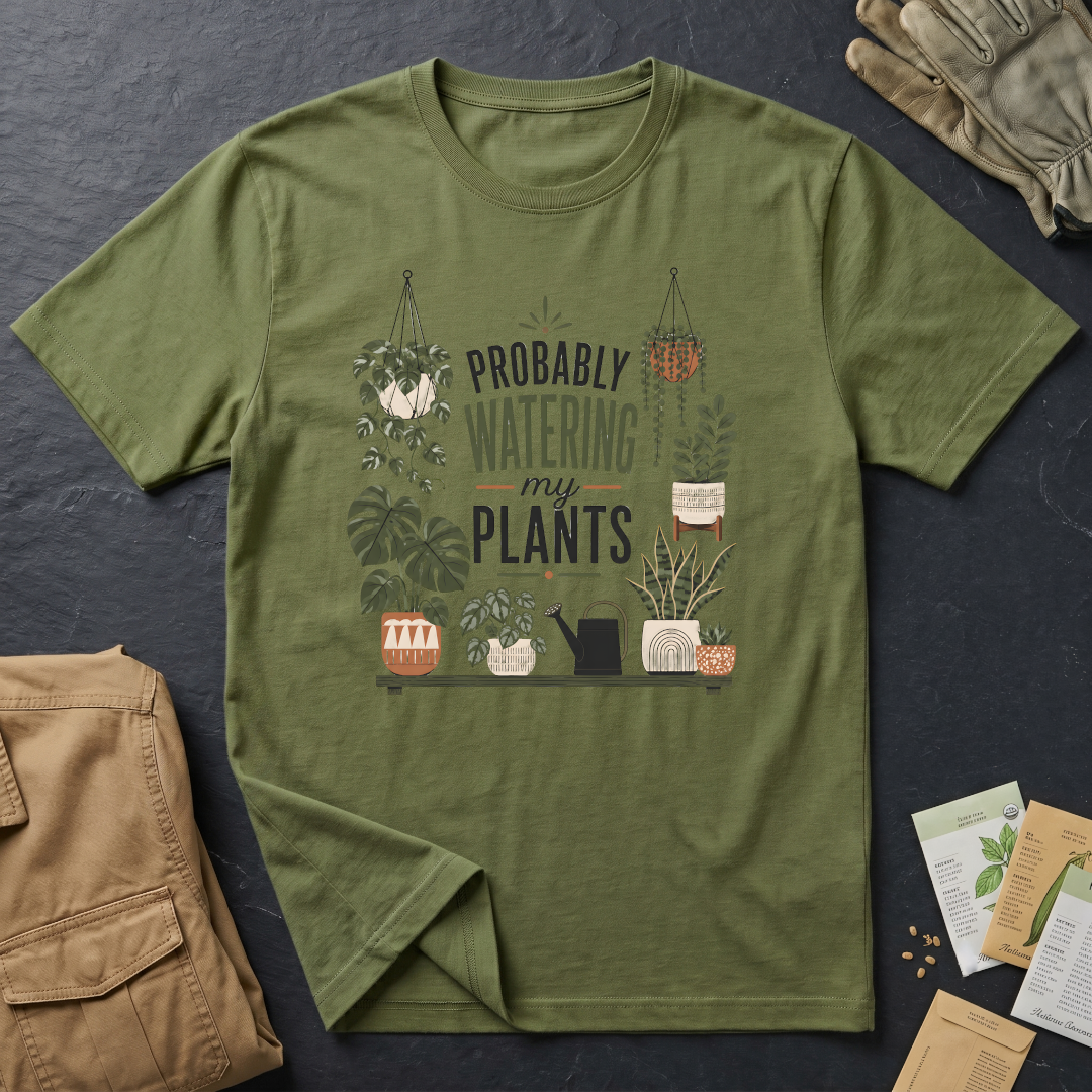 Probably Watering My Plants T-Shirt