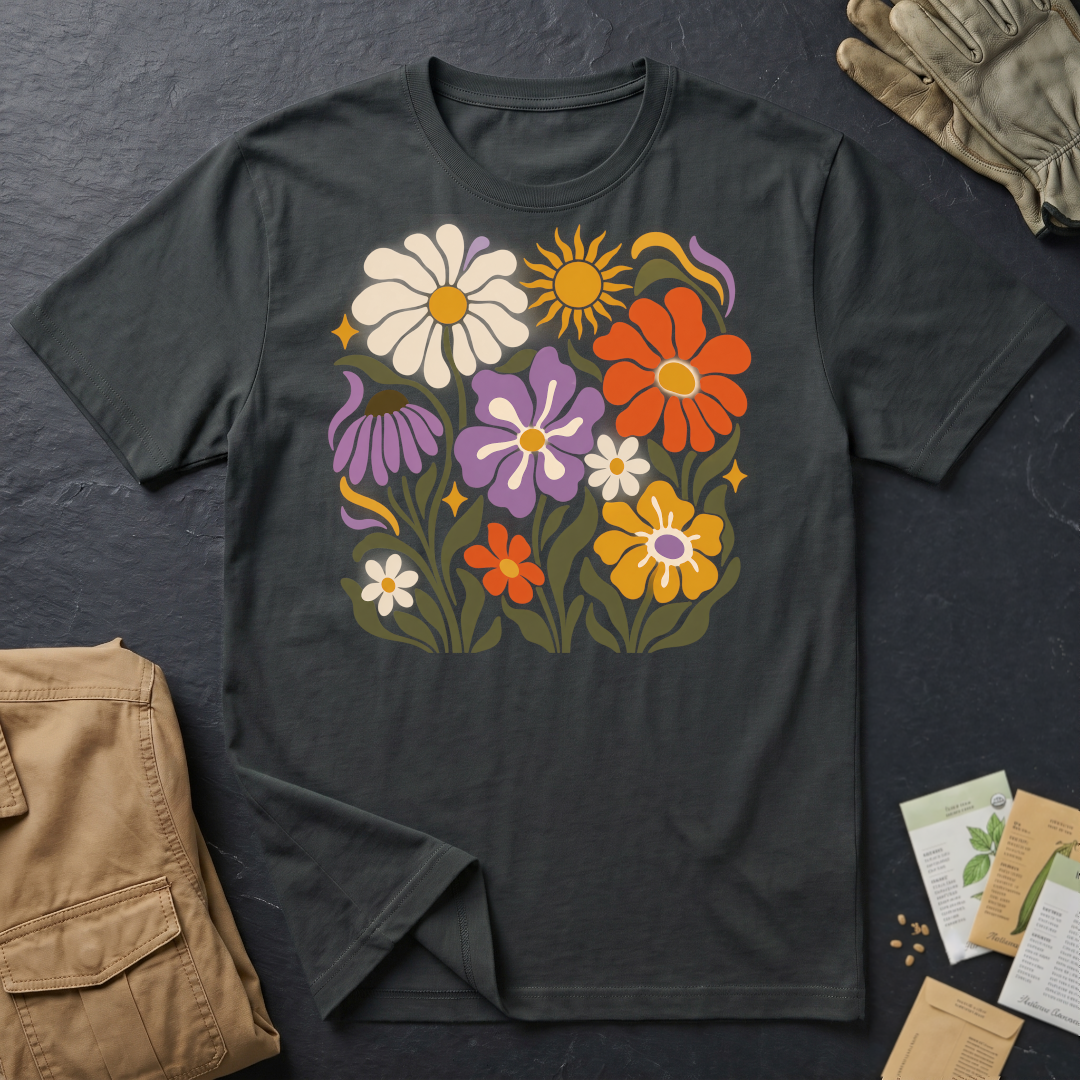 Psychedelic Flowers T-Shirt
