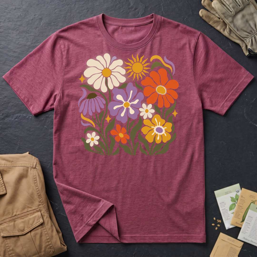 Psychedelic Flowers T-Shirt