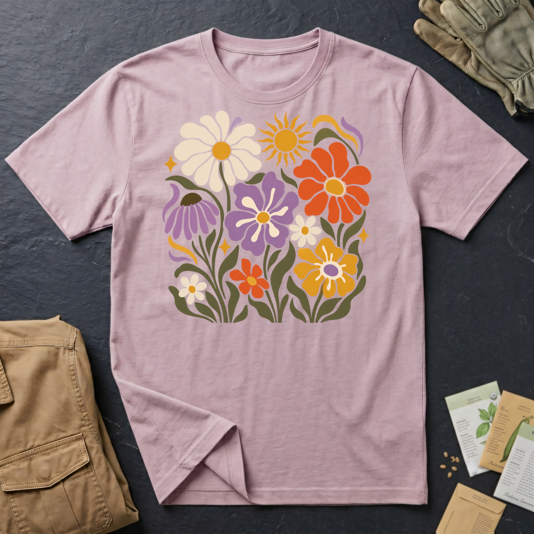 Psychedelic Flowers T-Shirt