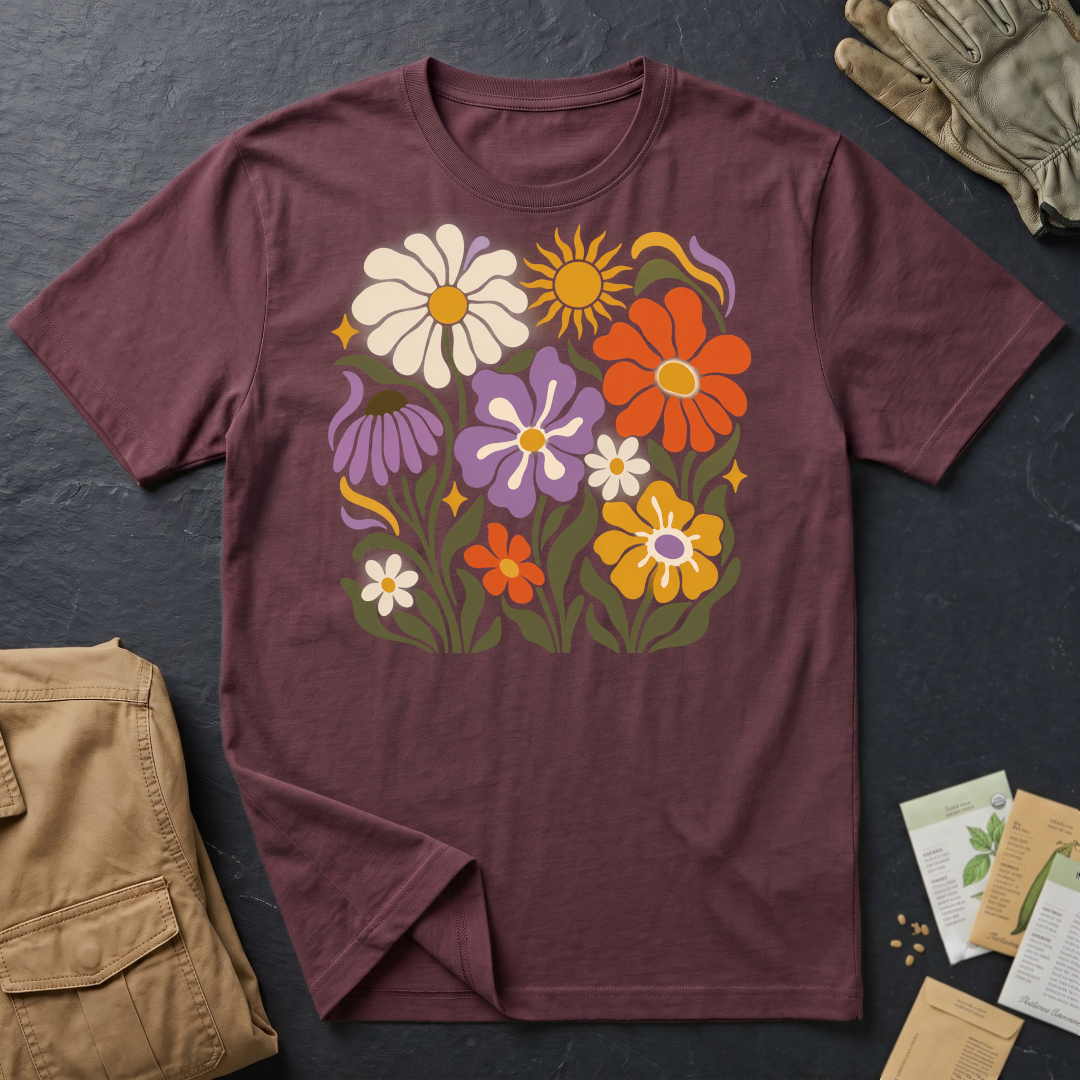Psychedelic Flowers T-Shirt