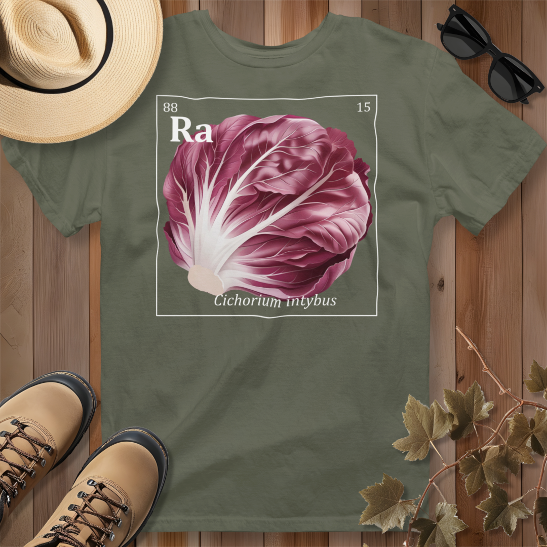 Periodic Table of Vegetables - Radicchio T-Shirt