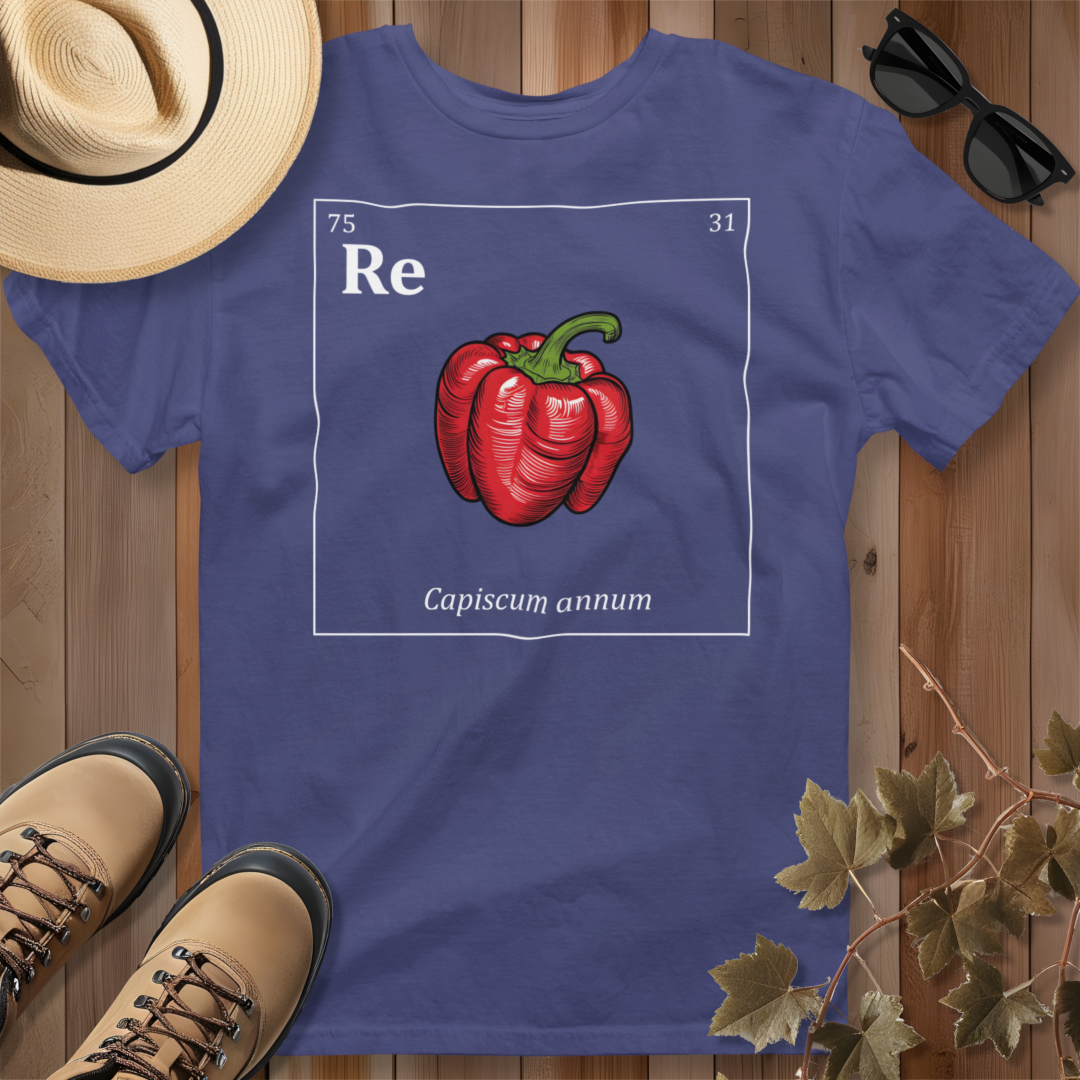 Periodic Table of Vegetables - Red Pepper T-Shirt