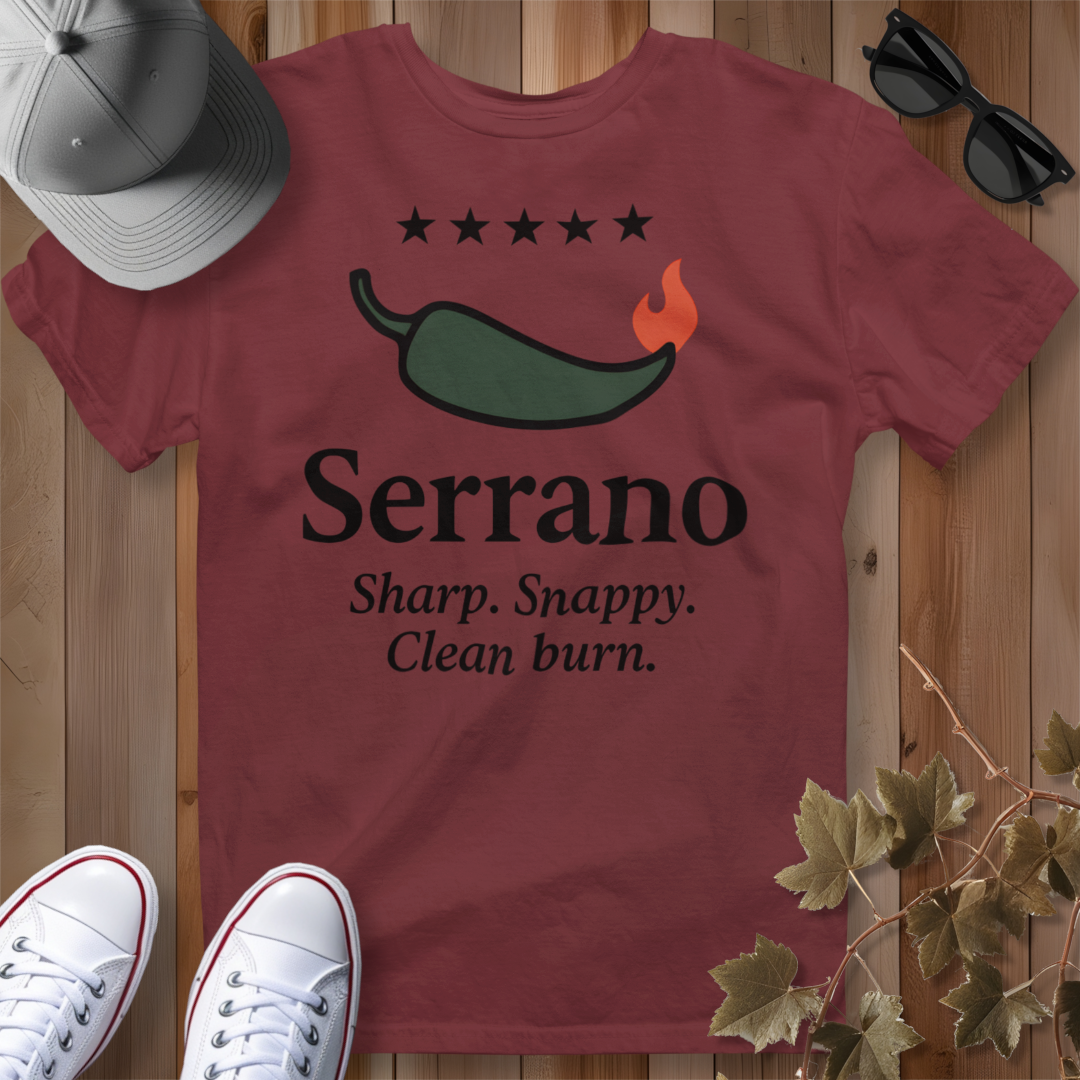 Serrano Pepper Review T-Shirt