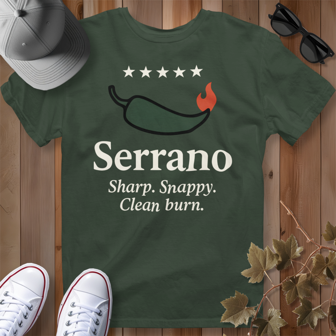 Serrano Pepper Review T-Shirt