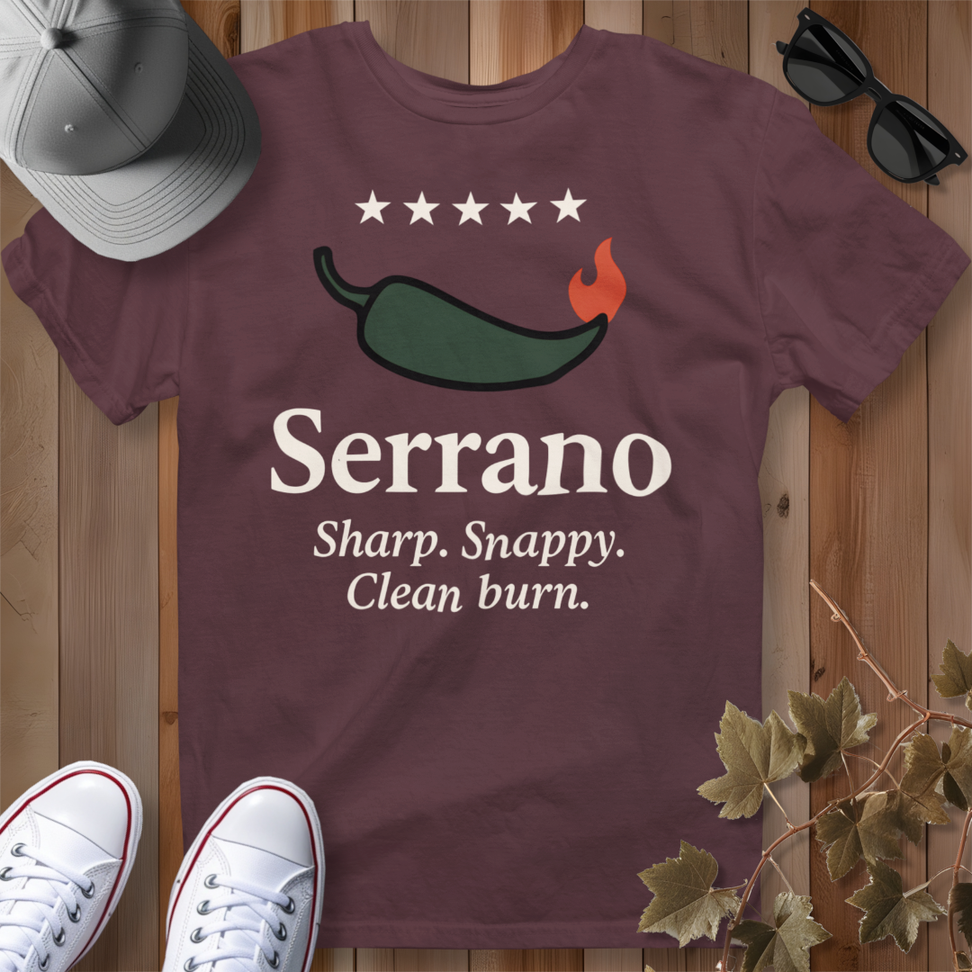 Serrano Pepper Review T-Shirt