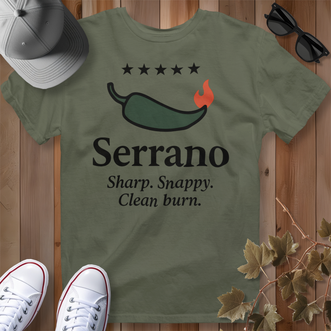 Serrano Pepper Review T-Shirt