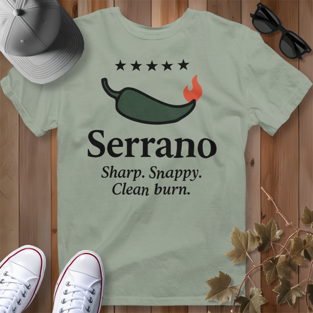 Serrano Pepper Review T-Shirt