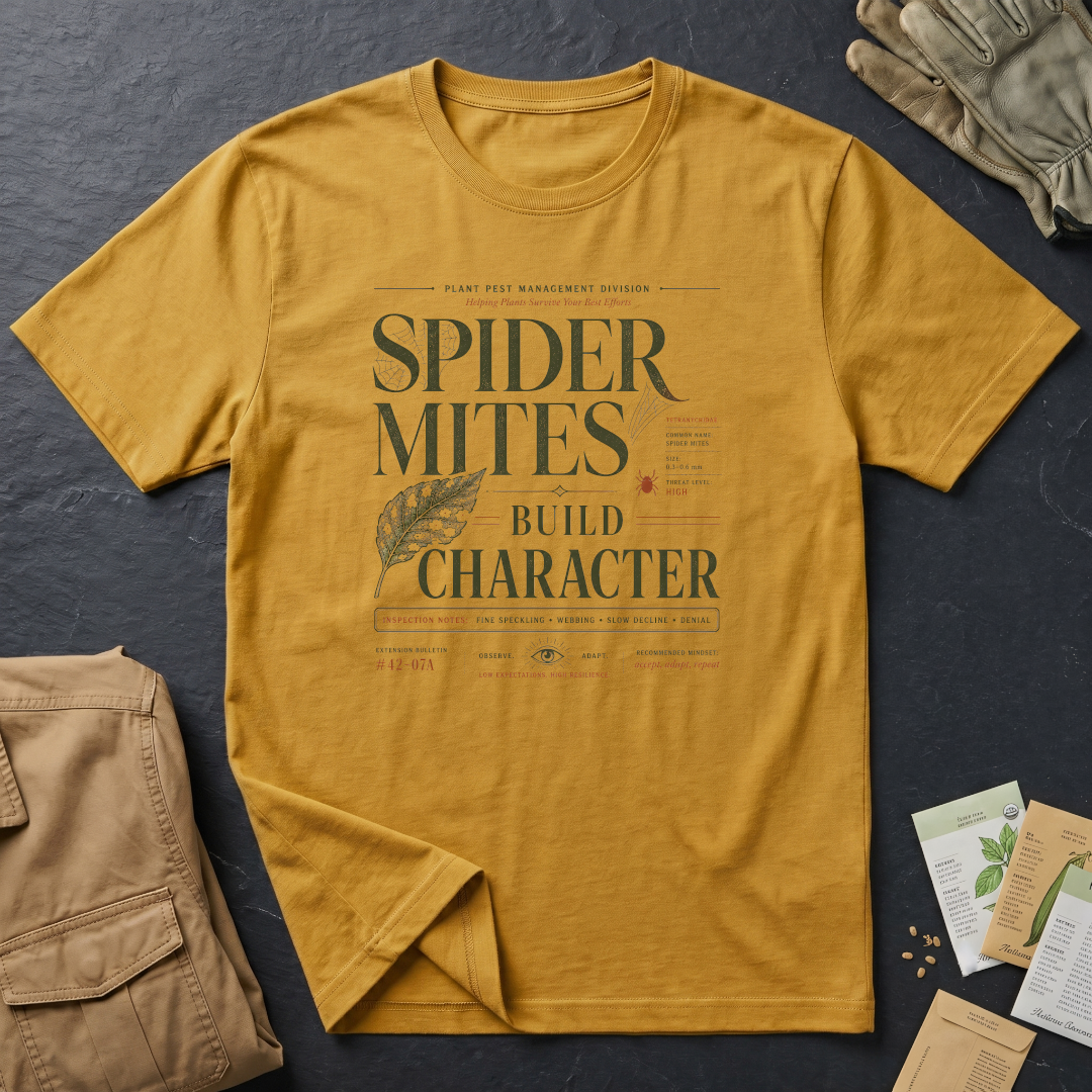 Spider Mites Build Character T-Shirt