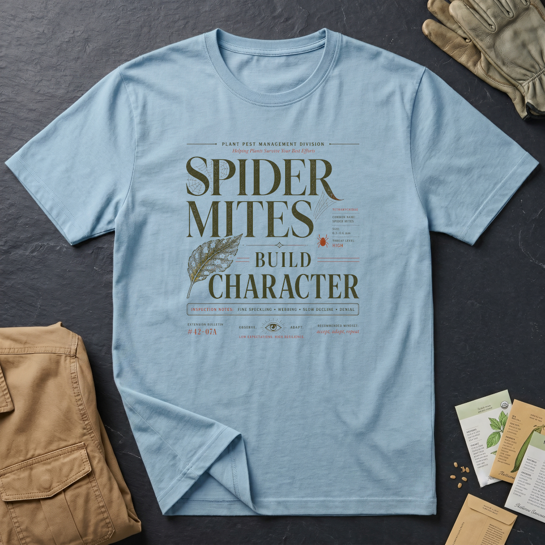 Spider Mites Build Character T-Shirt
