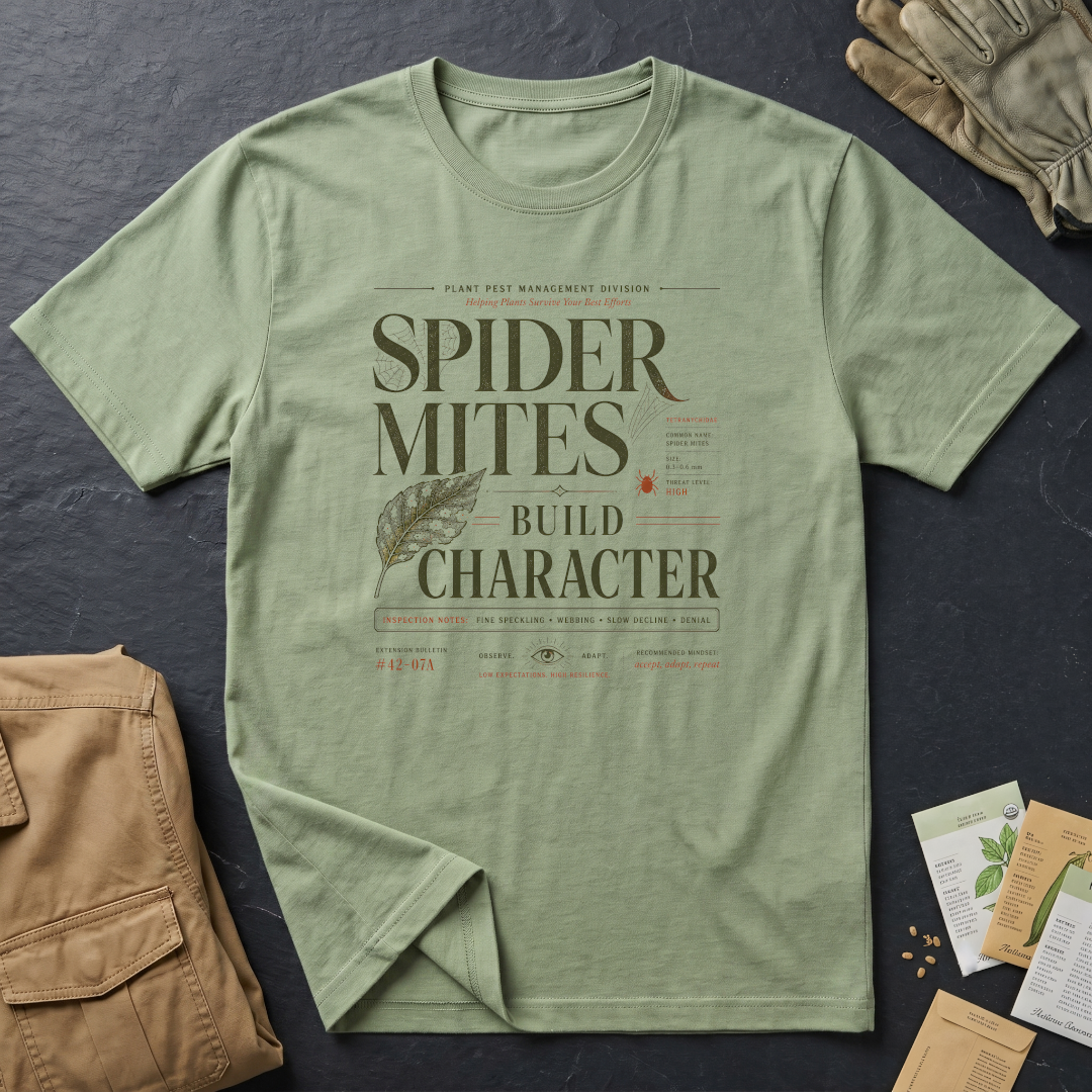 Spider Mites Build Character T-Shirt