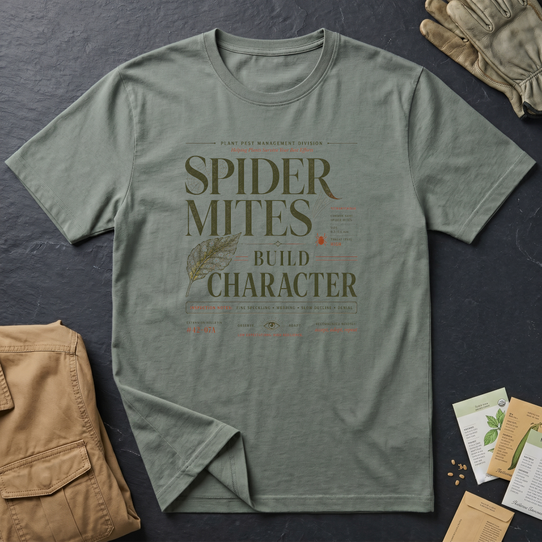 Spider Mites Build Character T-Shirt
