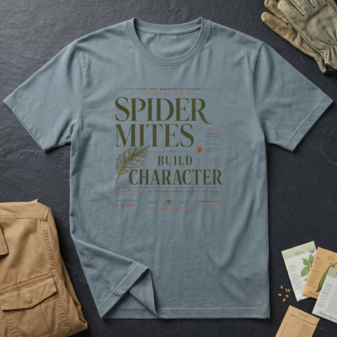 Spider Mites Build Character T-Shirt