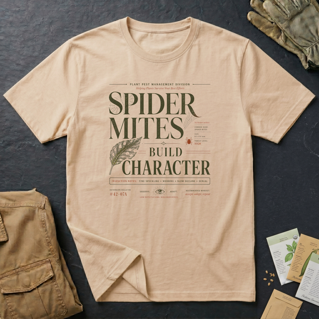 Spider Mites Build Character T-Shirt