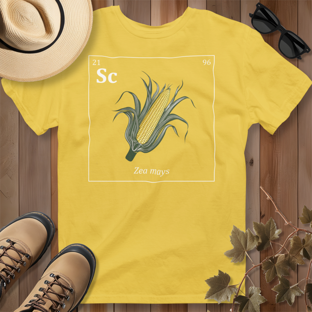 Periodic Table of Vegetables - Sweet Corn T-Shirt