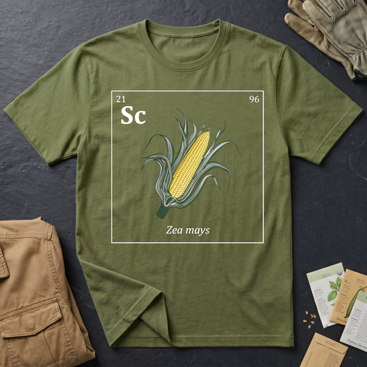 Periodic Table of Vegetables - Sweet Corn T-Shirt