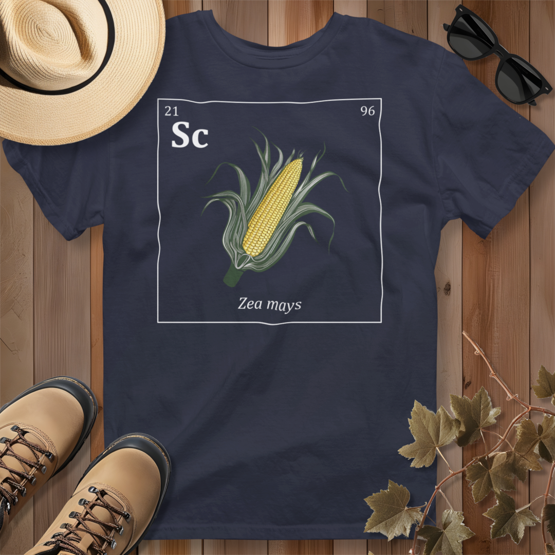 Periodic Table of Vegetables - Sweet Corn T-Shirt