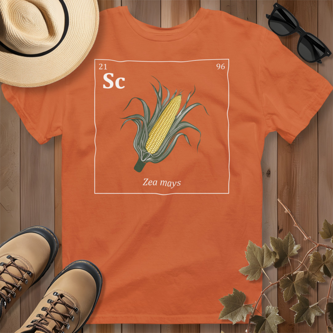 Periodic Table of Vegetables - Sweet Corn T-Shirt