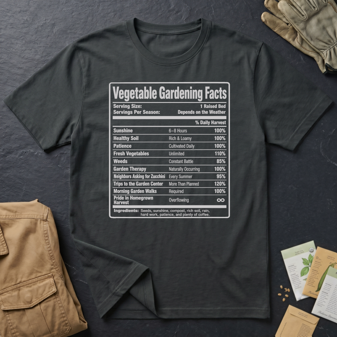 Veggie Gardening Facts T-Shirt