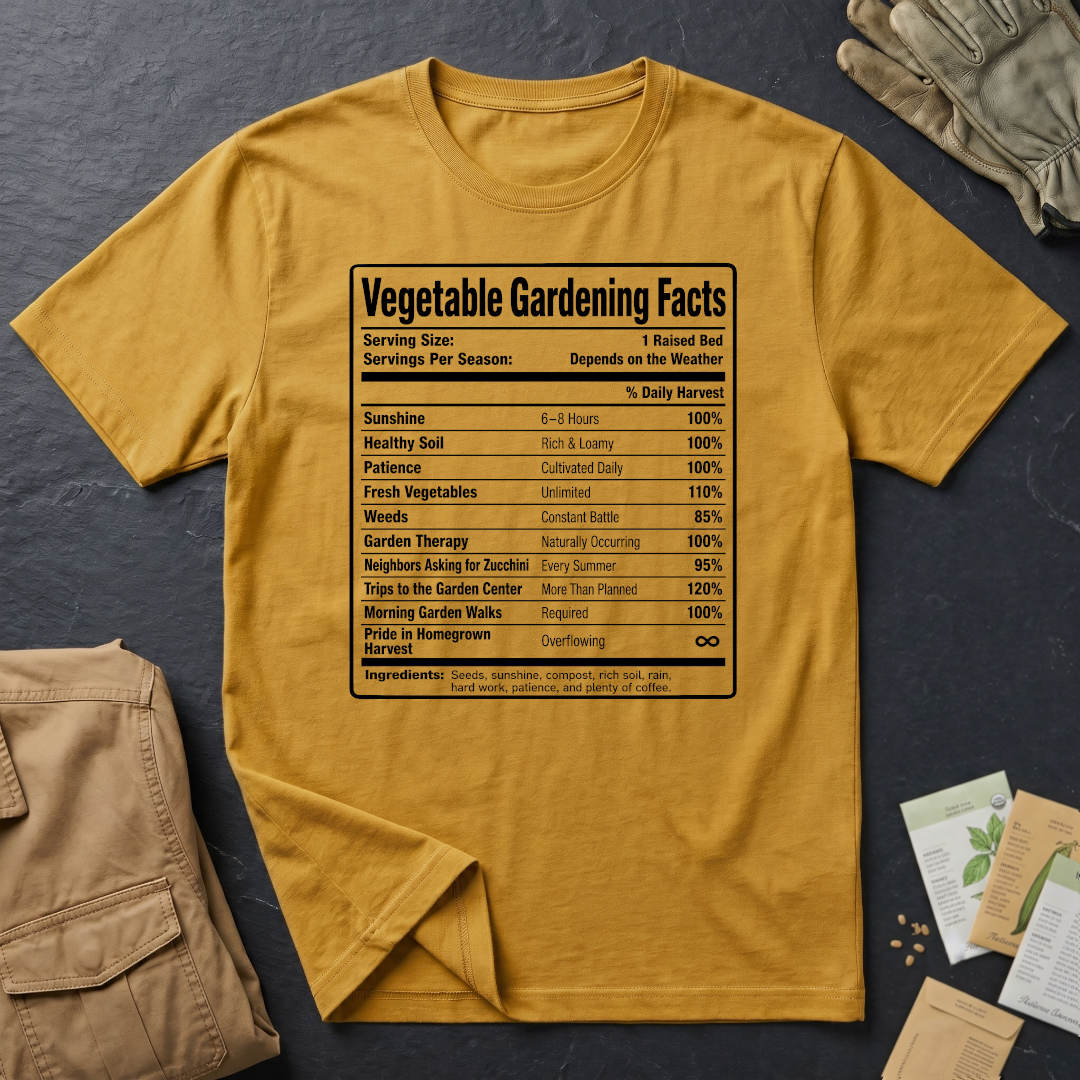 Veggie Gardening Facts T-Shirt