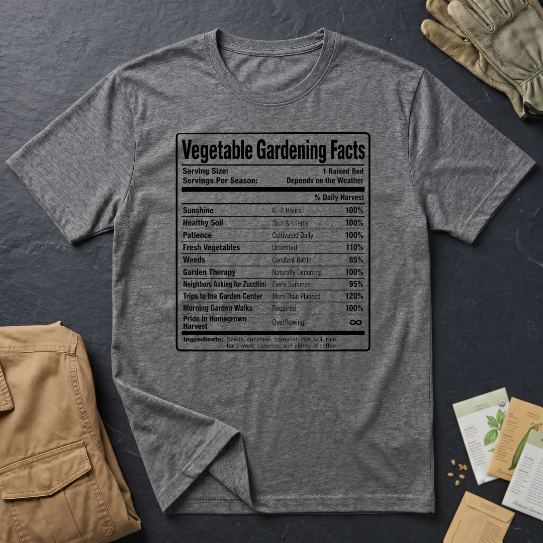 Veggie Gardening Facts T-Shirt