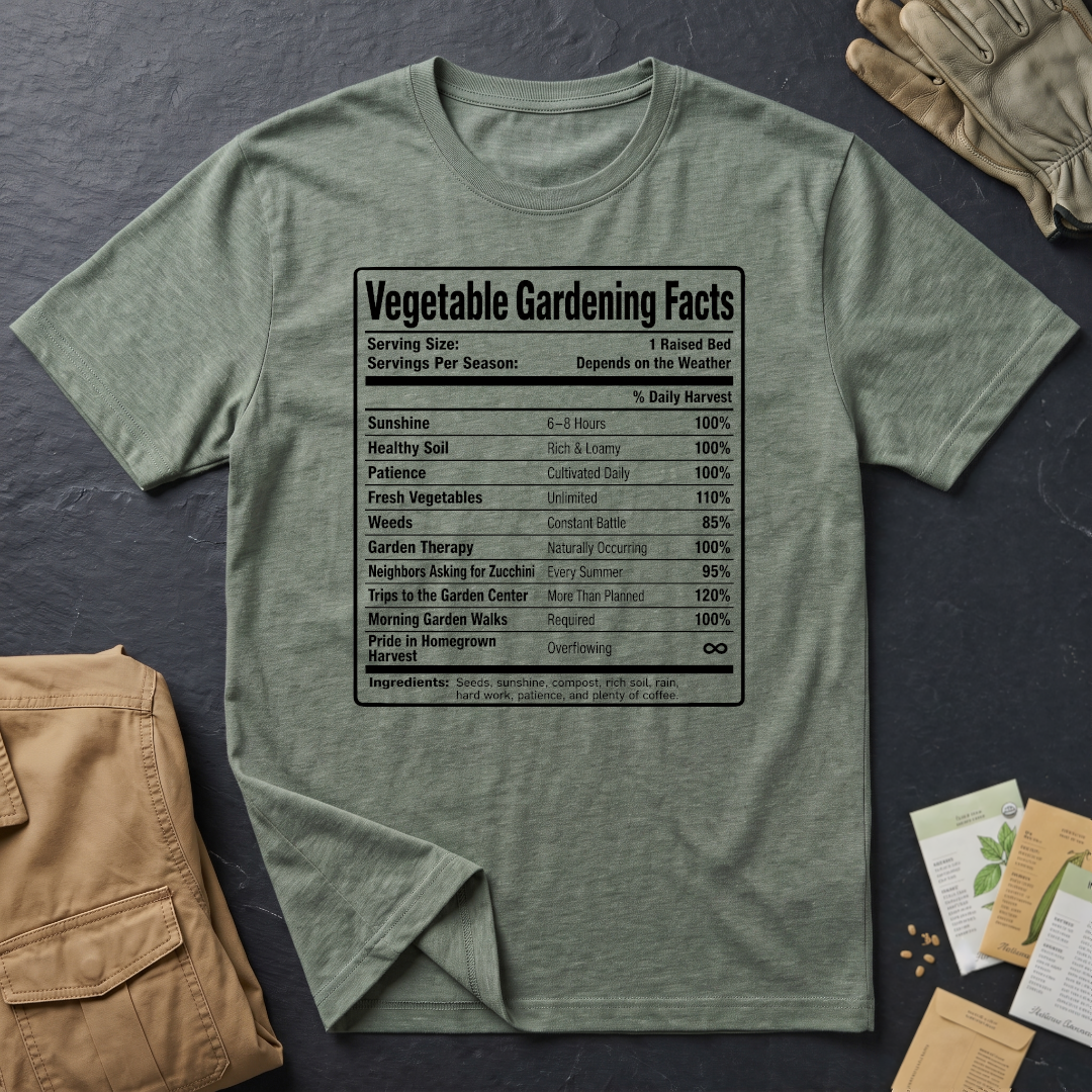 Veggie Gardening Facts T-Shirt