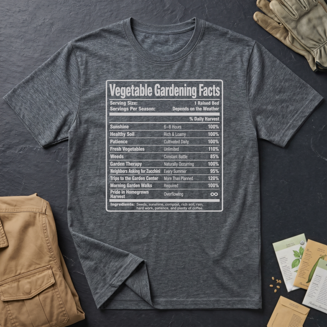 Veggie Gardening Facts T-Shirt