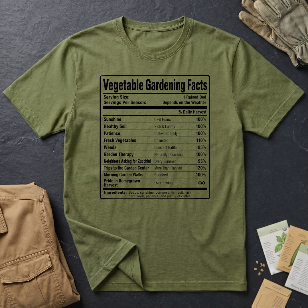 Veggie Gardening Facts T-Shirt