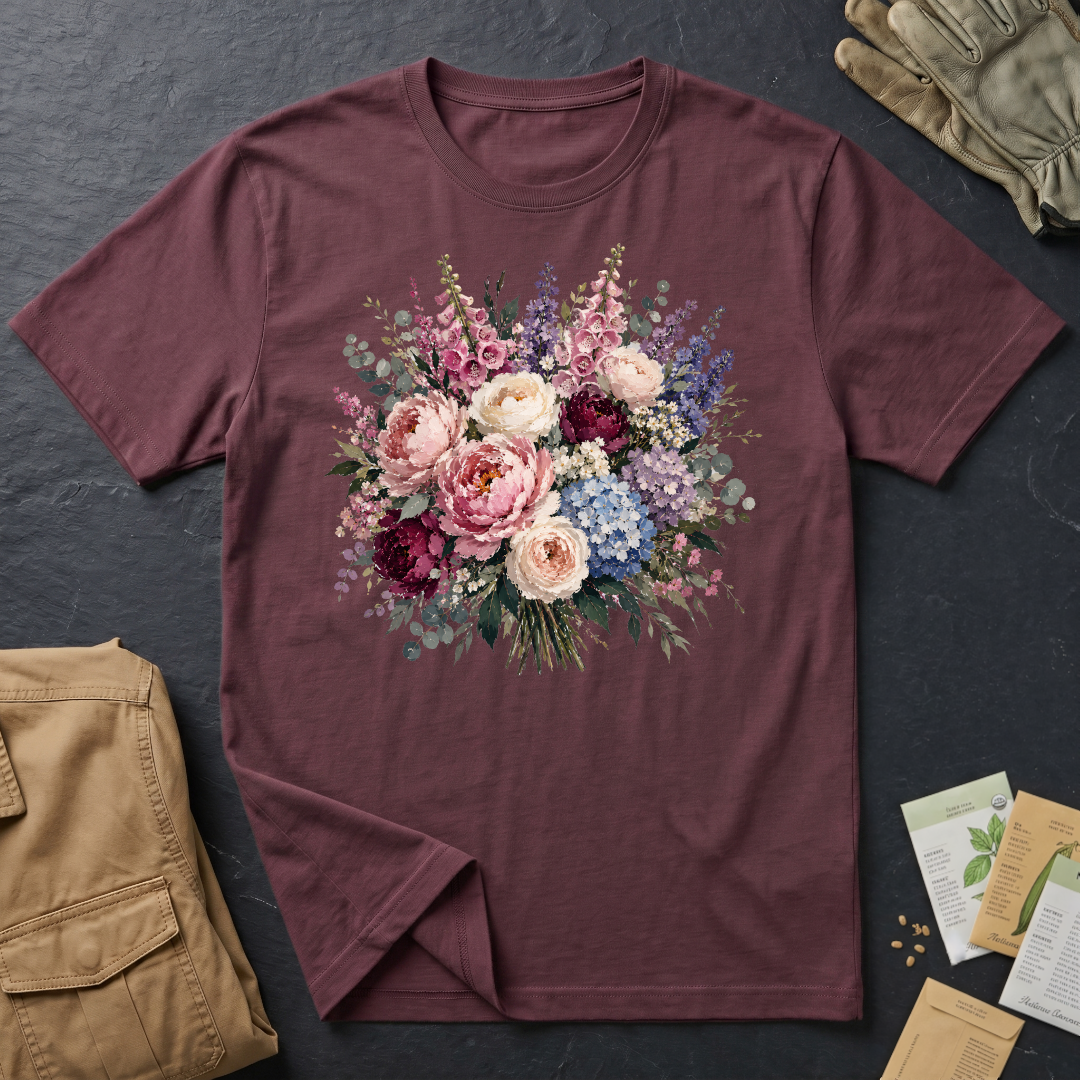 Vintage Garden Bouquet T-Shirt