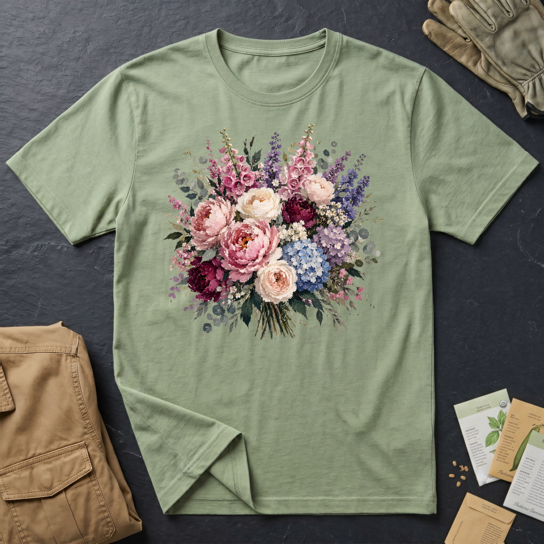 Vintage Garden Bouquet T-Shirt