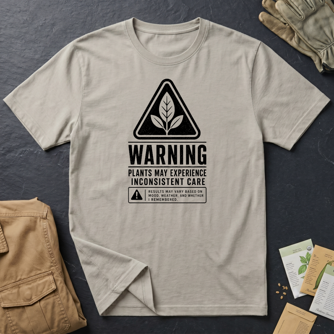 Warning Inconsistent Care T-Shirt